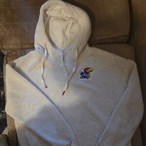 Colosseum White Fleece Hoodie